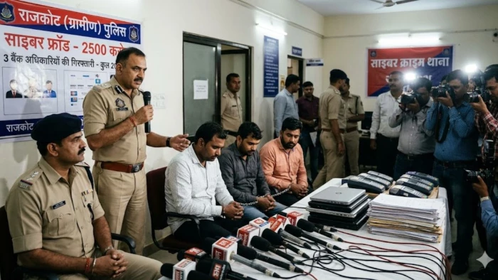 राजकोट साइबर फ्रॉड का खुलासा