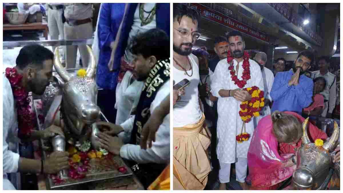 अक्षय कुमार टाइगर श्रॉफ महाकालेश्वर मंदिर पहुंचे