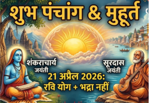 21 अप्रैल पंचांग