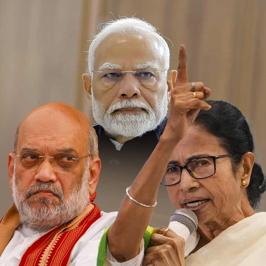 mamata banerjee amit shah modi