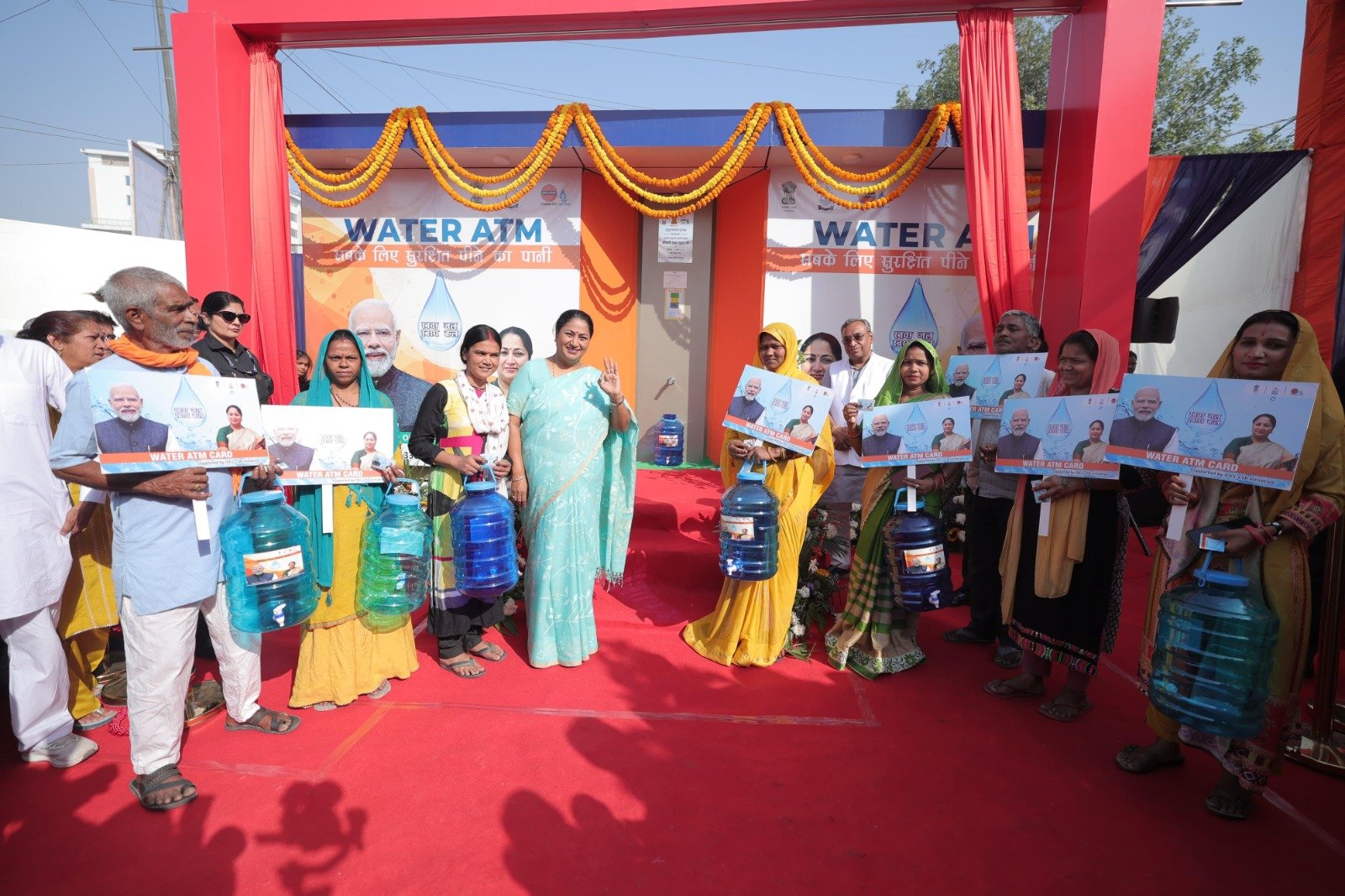 पीतमपुरा में 'वॉटर एटीएम' का उद्घाटन