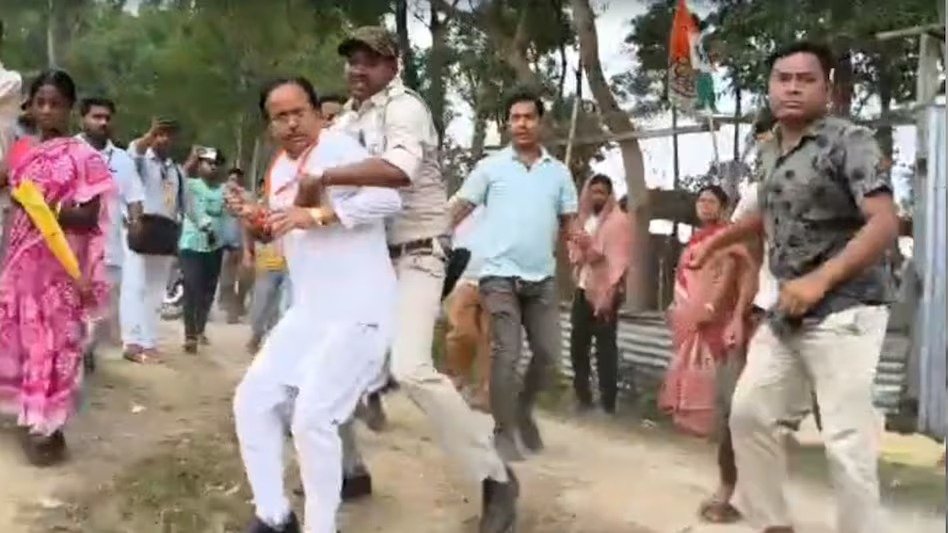 कुमारगंज में BJP उम्मीदवार सुभेंदु सरकार पर हमला