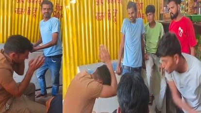 फर्रुखाबाद में बेल्ट-थप्पड़ से सिपाही की पिटाई