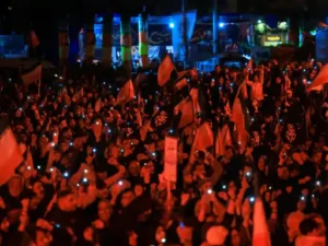 तेहरान में अमेरिका-इजराइल विरोध प्रदर्शन हुआ