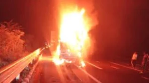 Alwar Car Fire Accident: अलवर एक्सप्रेसवे पर आग में जिंदा जले 5 लोग