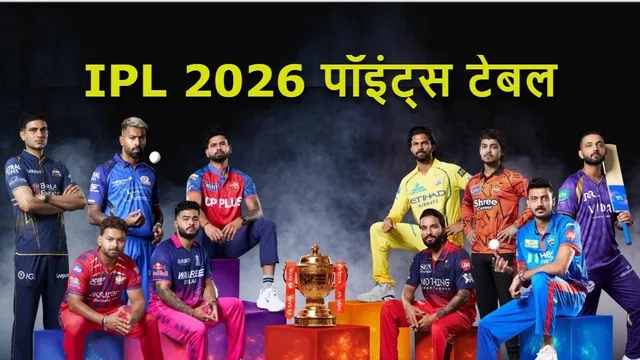 आईपीएल 2026 की टॉप-4 टीमें