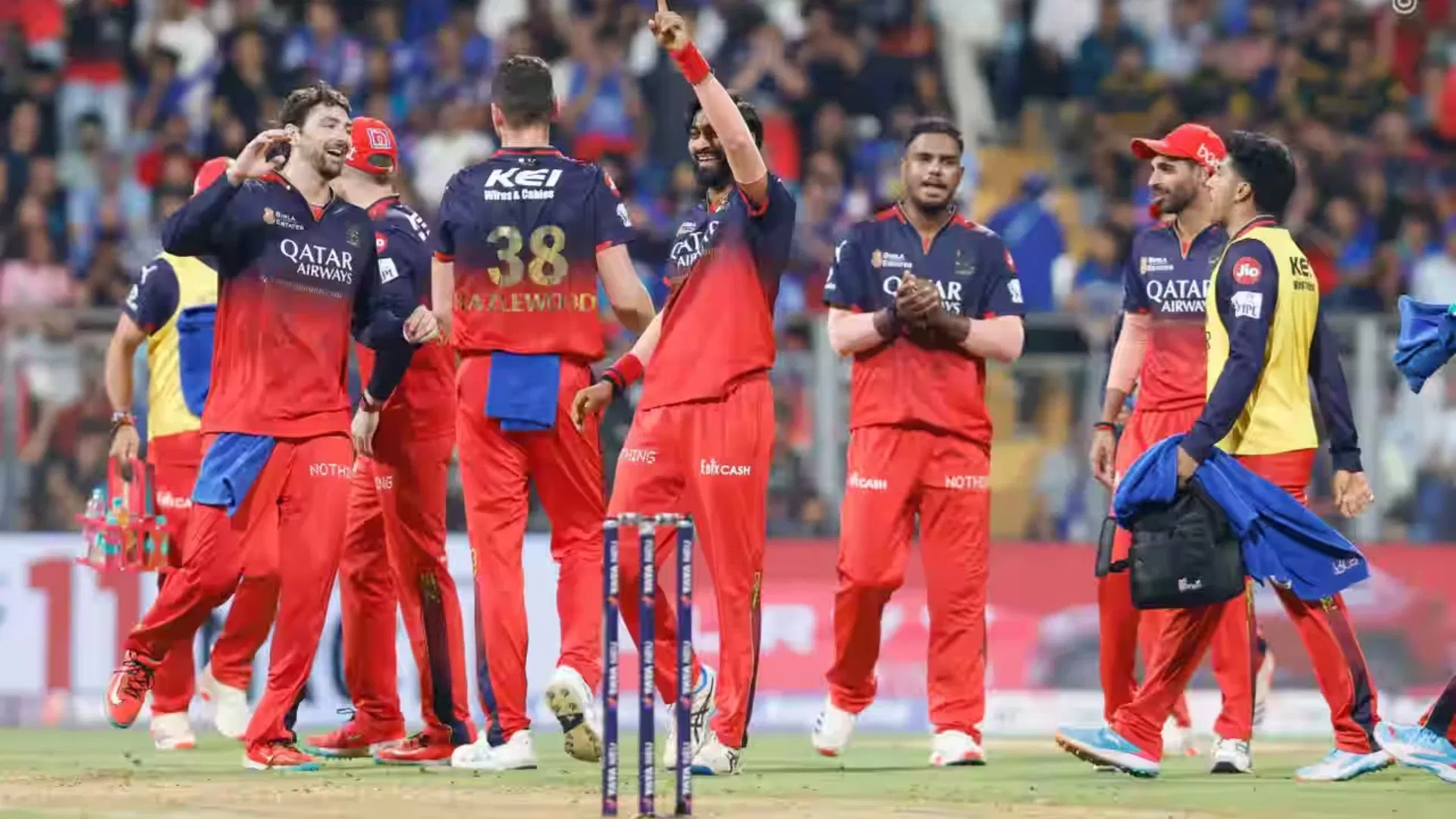 बेंगलुरु की 18 रन से जीत