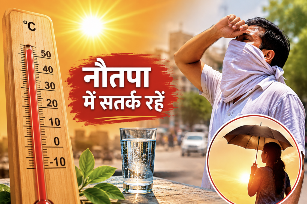 भीषण गर्मी और नौतपा का असर