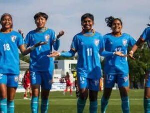 Women Football:  भारत पहली बार क्वार्टर फाइनल में
