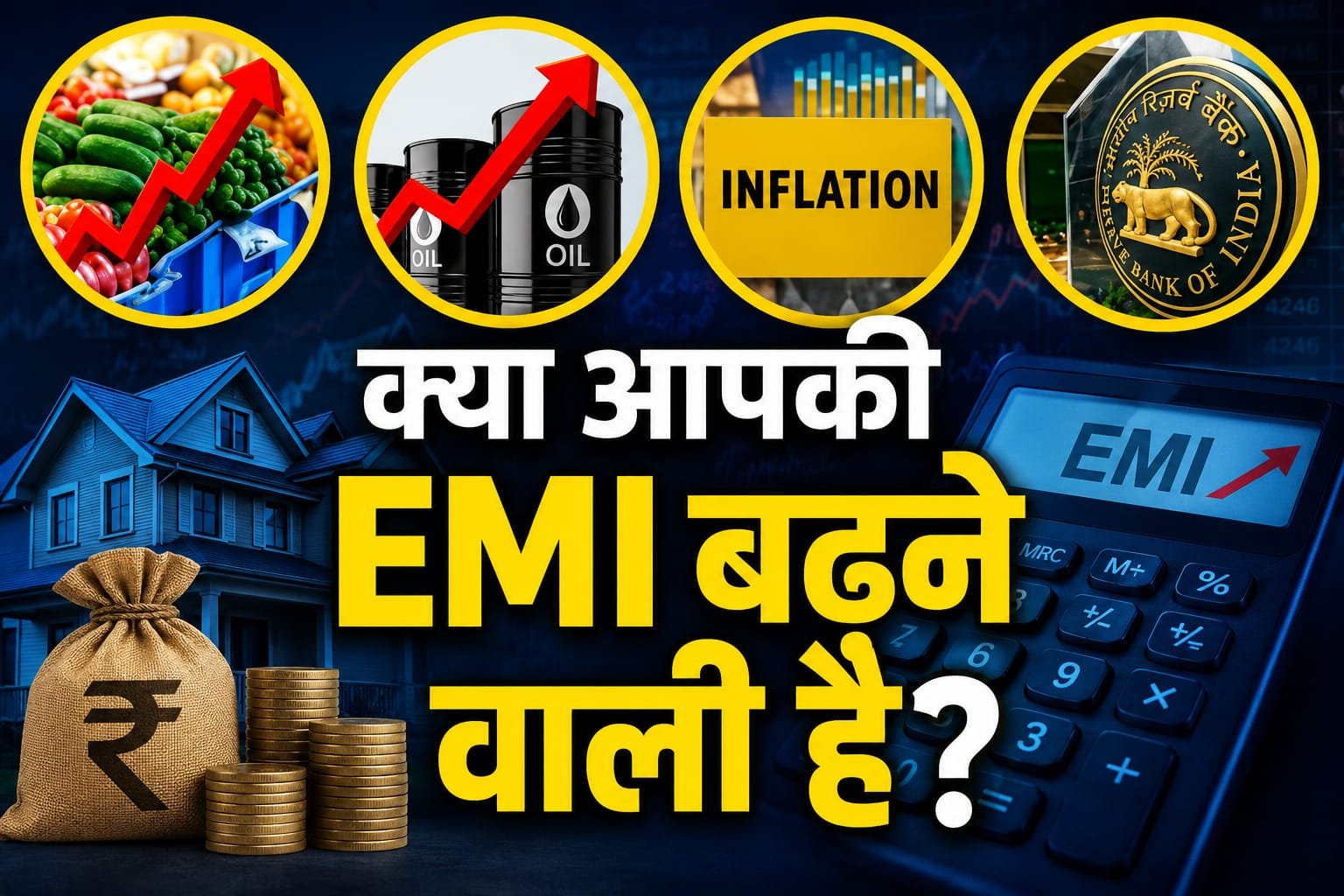EMI Burden: महंगाई के बीच RBI का बड़ा ऐलान पेट्रोल-डीजल के बाद अब बढ़ेगी EMI, आम आदमी की बढ़ेगी टेंशन