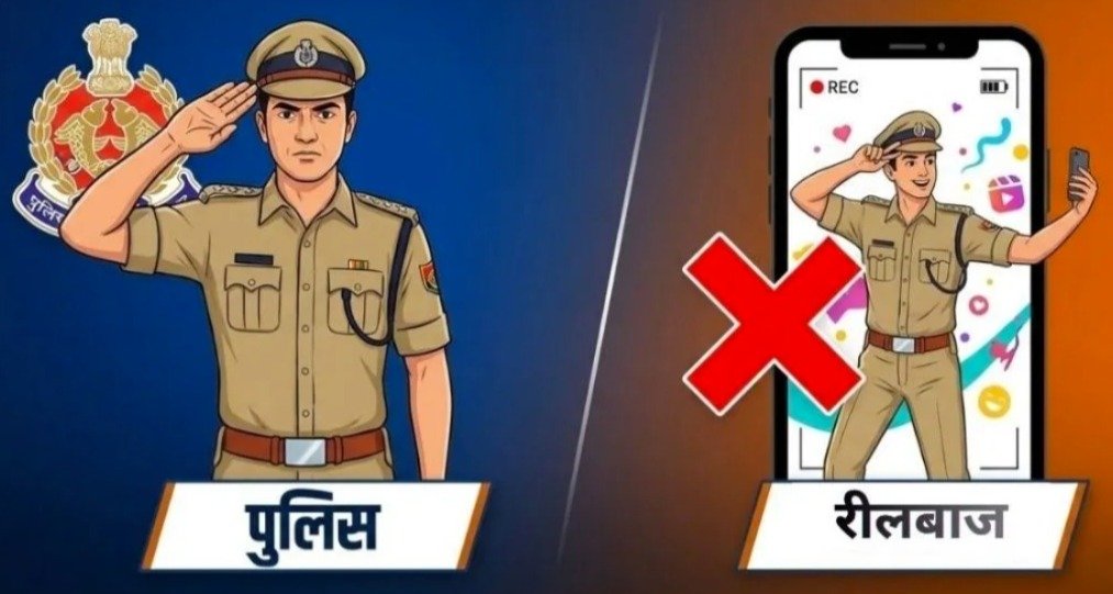 यूपी में रीलबाज पुलिस वालों की अब खैर नहीं