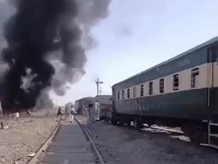 क्वेटा में बड़ा रेल हादसा
