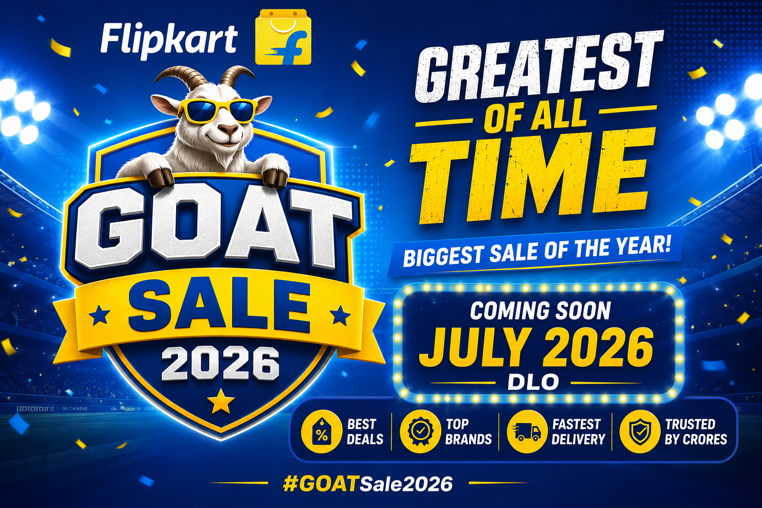 Flipkart GOAT Sale 2026: वॉशिंग मशीन, पंखे-कूलर से लेकर हर सामान पर बंपर छूट, खरीदारी का सुनहरा मौका