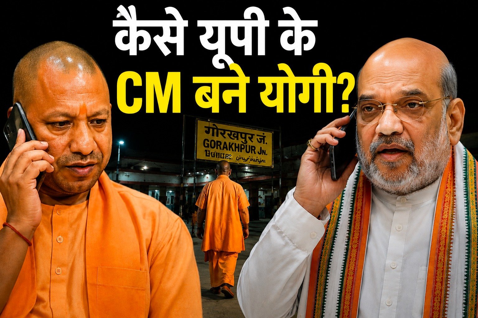 कैसे यूपी के CM बने योगी