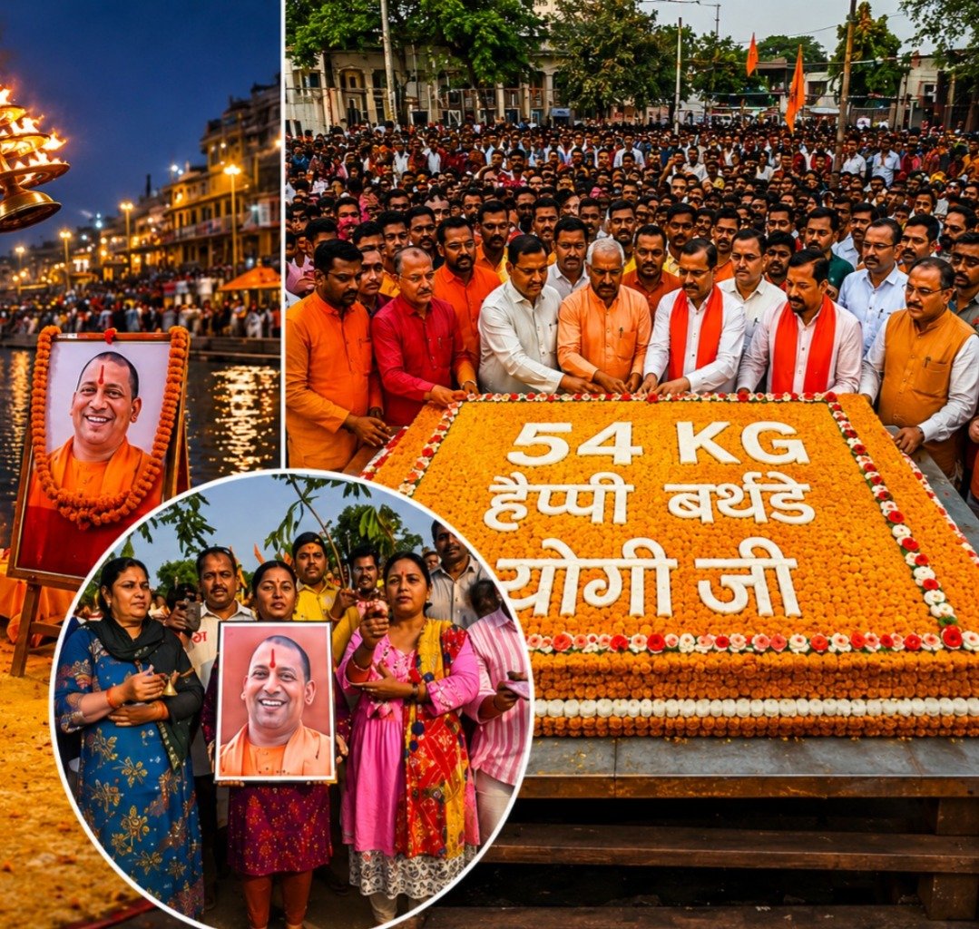 CM योगी के जन्मदिन पर श्रद्धा का सैलाब