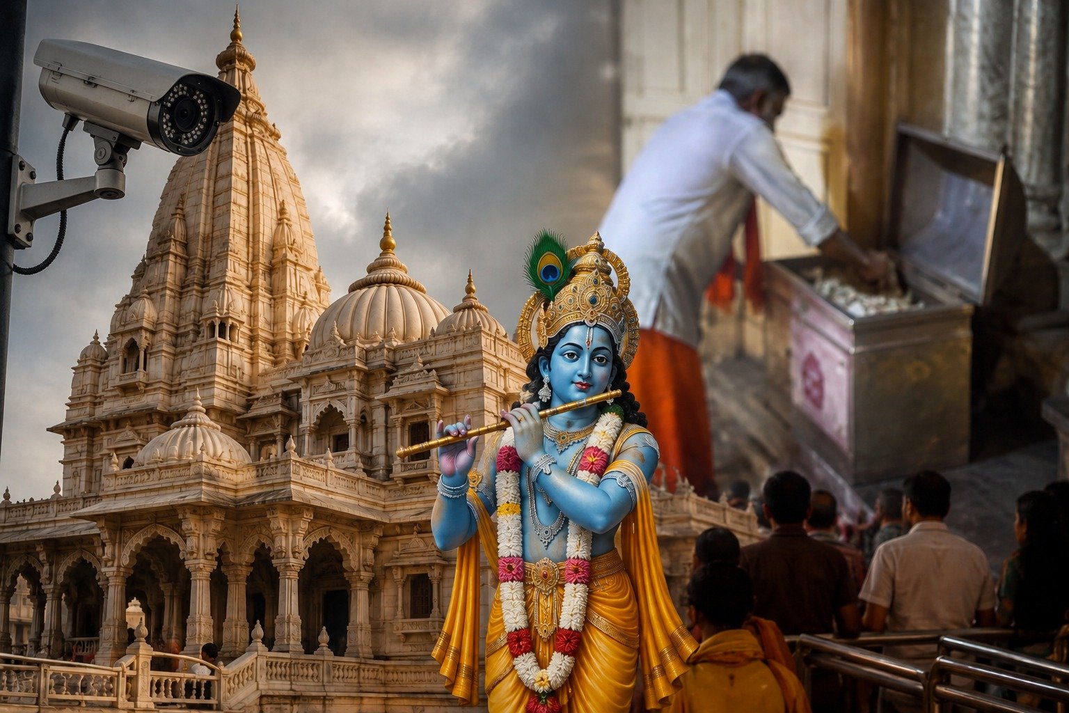 श्रीकृष्ण जन्मभूमि में चढ़ावे में हेरफेर
