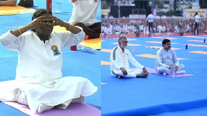 मध्य प्रदेश में योग दिवस पर दिखा उत्साह