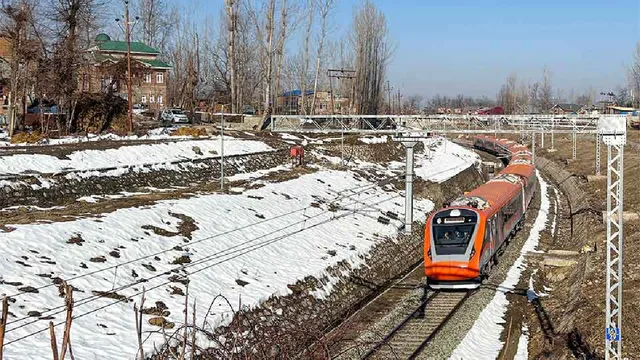 Kashmir train speed increase: