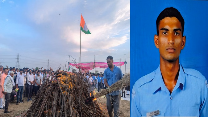 शहीद जितेंद्र शर्मा को सैन्य सम्मान से विदाई