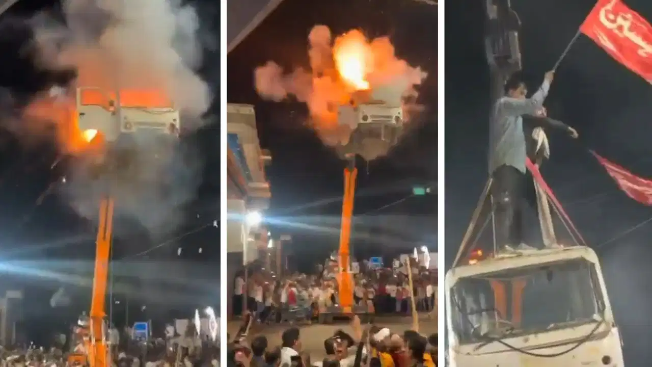 Muharram Stunt: उज्जैन में मुहर्रम जुलूस: स्टंट वीडियो वायरल