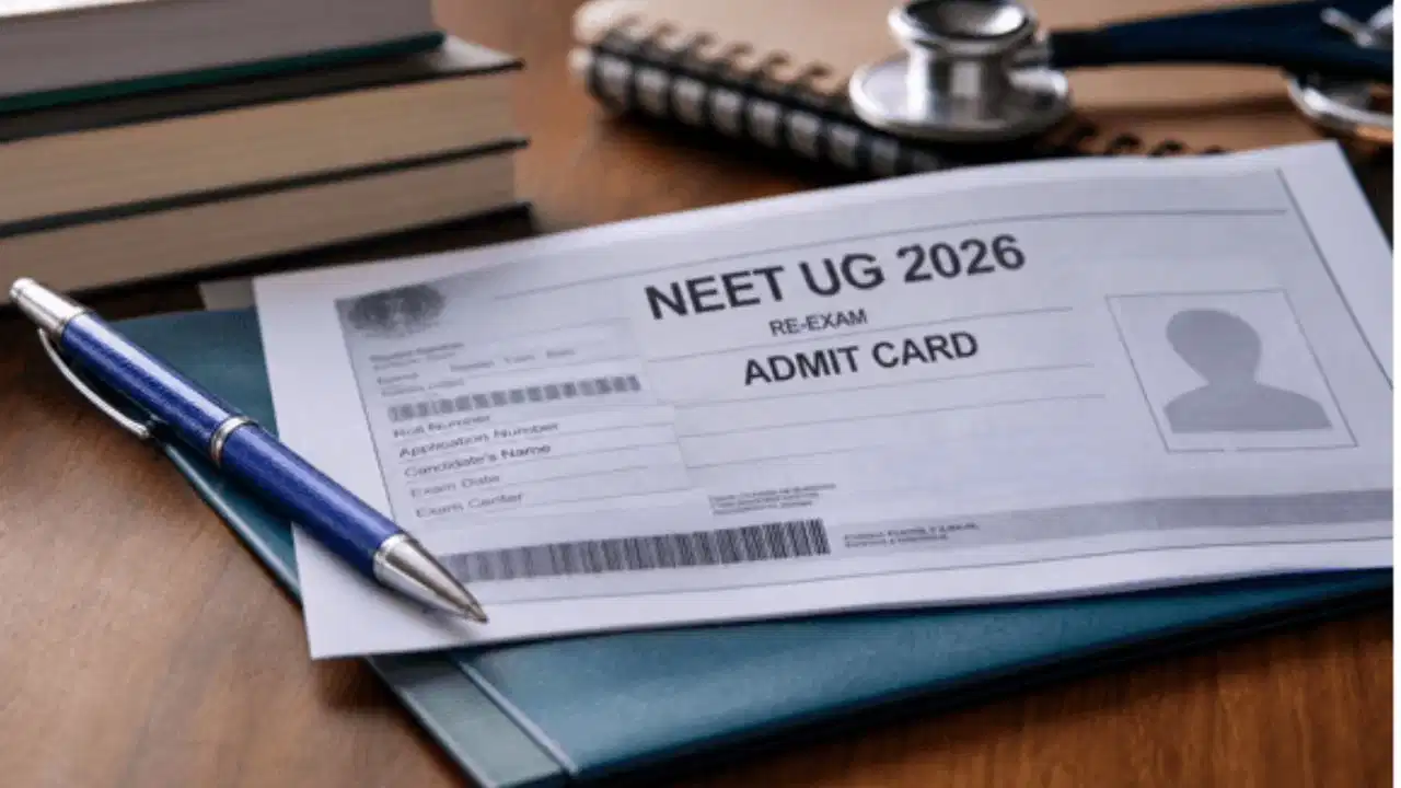 NEET: नीट पुनर्परीक्षा का एडमिट कार्ड जारी, 21 जून को आयोजित होगी परीक्षा