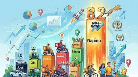 Rapido बना भारत का नंबर 1 राइडिंग ऐप