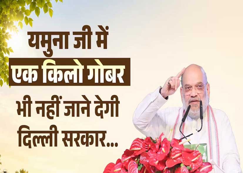 दिल्ली में अमित शाह का मिशन 70 लाख पौधारोपण