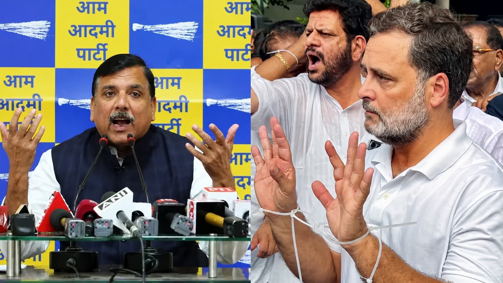राहुल गांधी पर AAP का तीखा वार