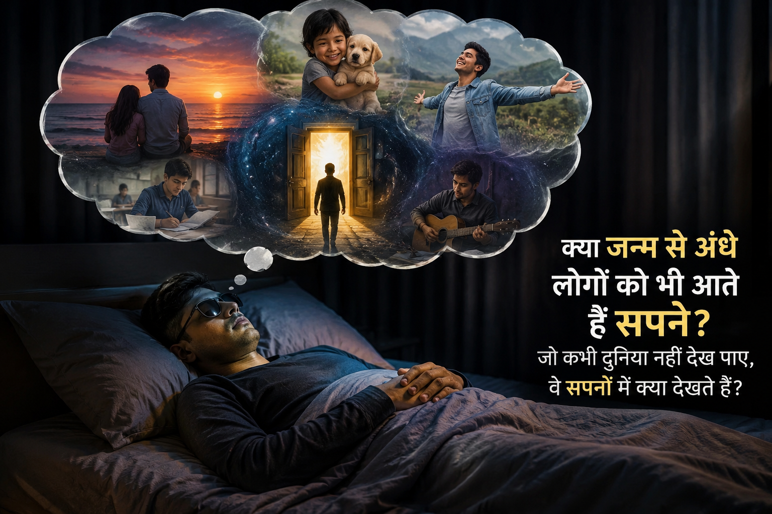 क्या जन्म से अंधे लोगों को भी आते हैं सपने? जो कभी दुनिया नहीं देख पाए, वे सपनों में क्या देखते हैं