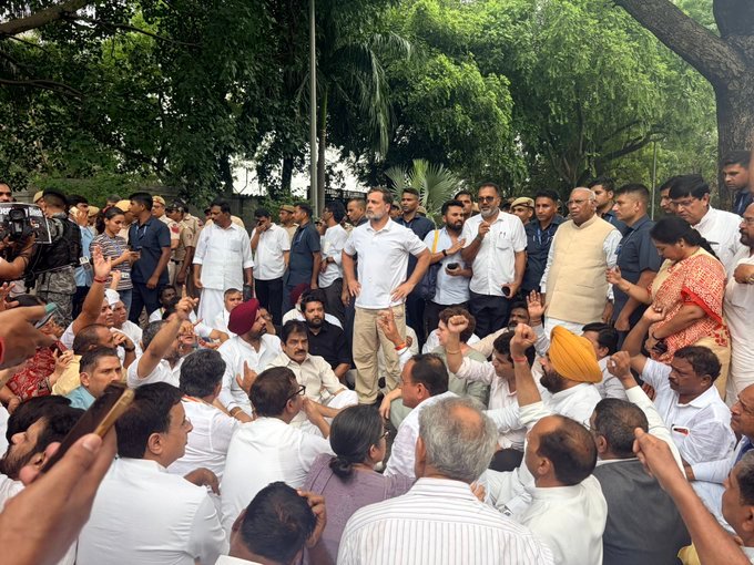 Rahul Gandhi Protest:
