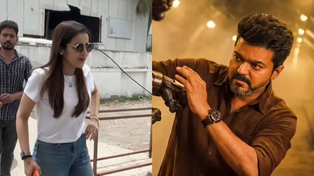 थलापति विजय की आखिरी फिल्म 'जना नायकन' देखने पहुंचीं तृषा कृष्णन, थिएटर के बाहर फैंस की भीड़ ने घेरा, वीडियो वायरल