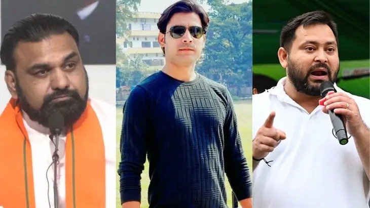 भरत तिवारी एनकाउंटर मामला तेजस्वी यादव