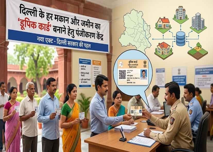 दिल्ली में संपत्तियों को मिलेगी डिजिटल पहचान