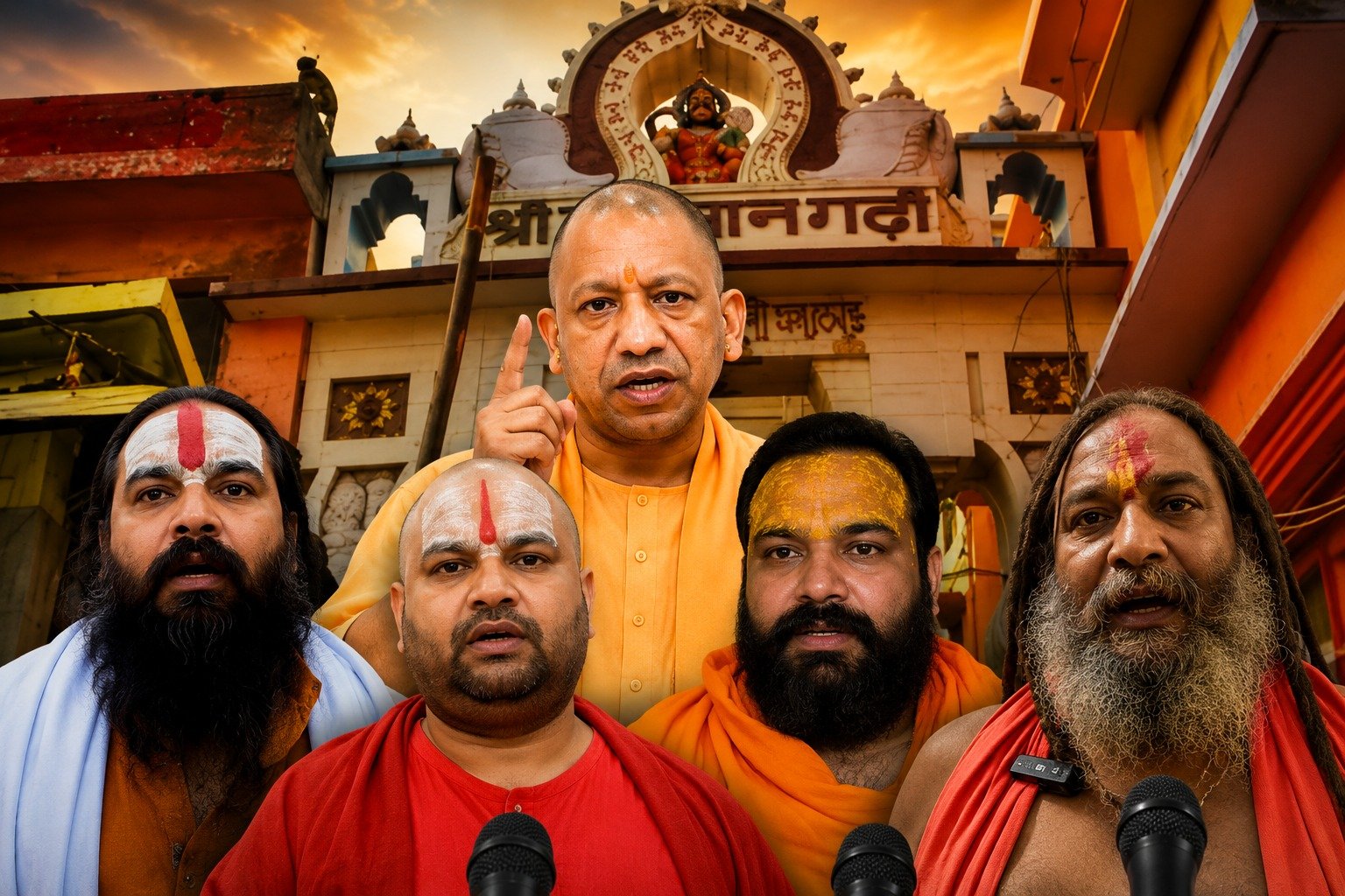 हनुमानगढ़ी में नमाज