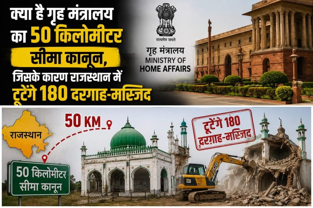 Rajasthan News: गृह विभाग का 50KM नियम लागू, टूटेंगी मस्जिद