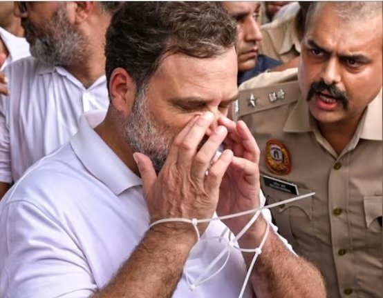 Rahul Gandhi Nose Injury