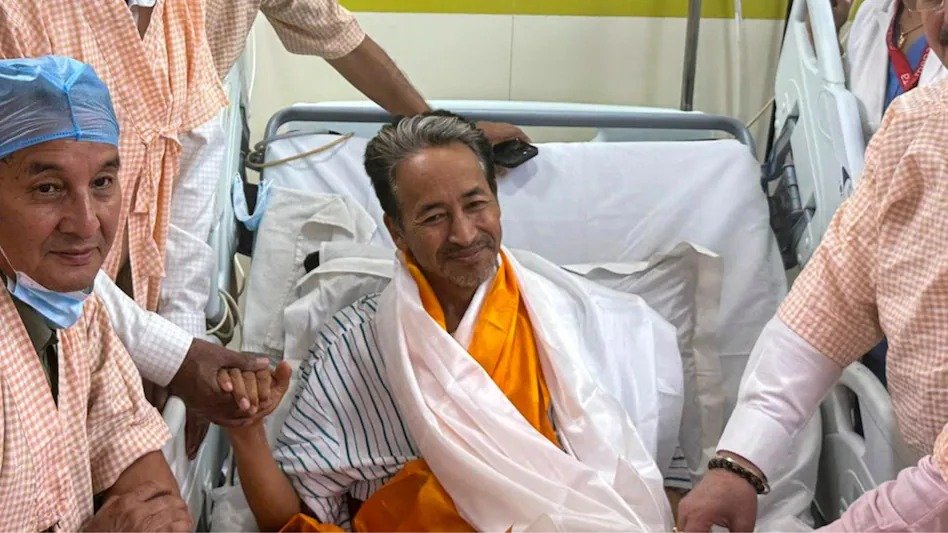 वांगचुक के अनशन खत्म