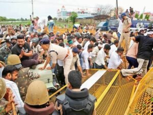 Bhopal Farmers Protest: भोपाल में किसानों का प्रदर्शन, सीएम हाउस कूच