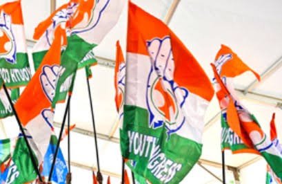 राम मंदिर चढ़ावा विवाद पर कांग्रेस का प्रदर्शन