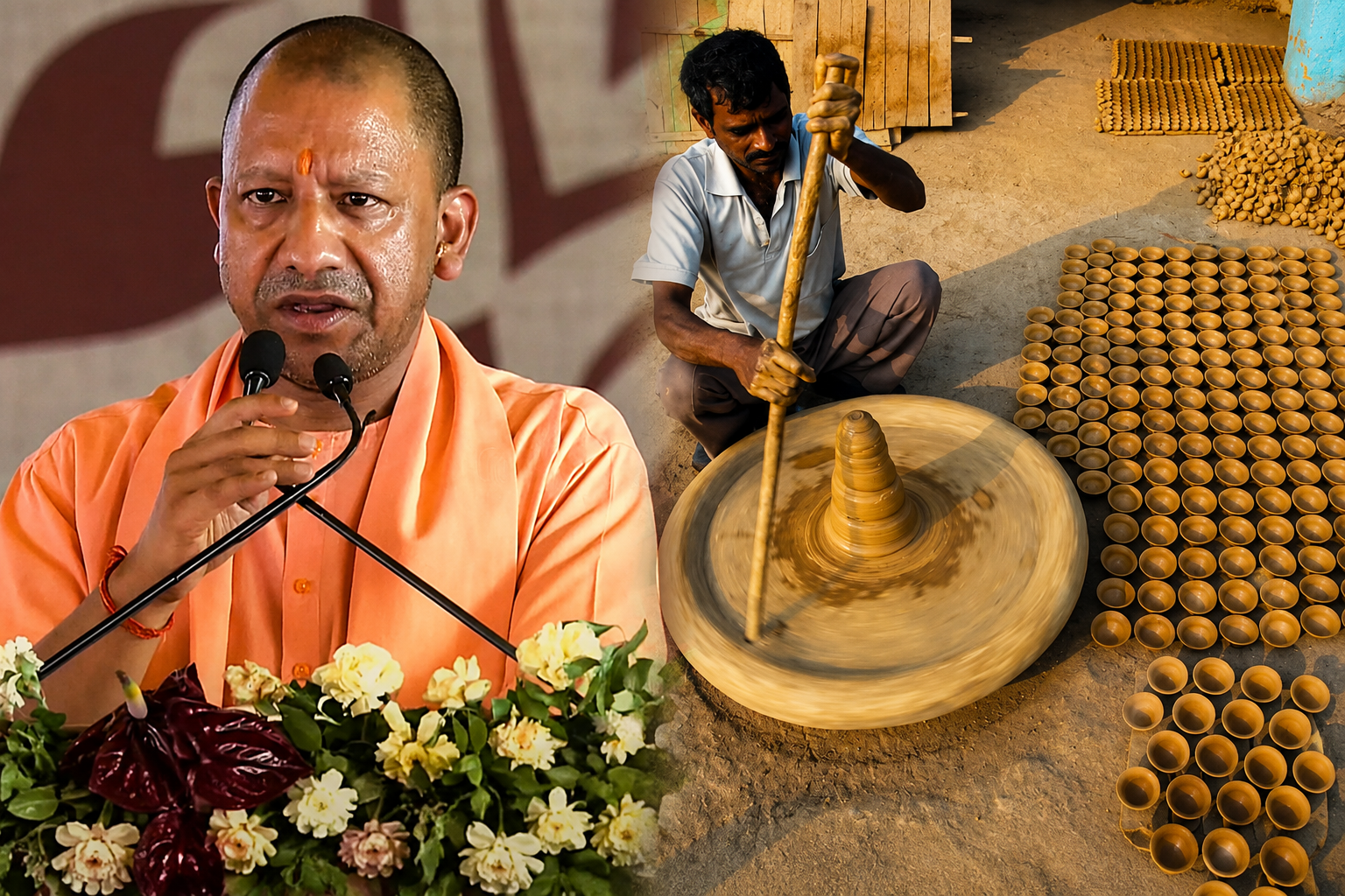 Yogi Adityanath: योगी सरकार का बड़ा ऐलान: मिट्टी के कारोबारियों को ₹10 लाख तक का लोन और आधुनिक मशीनों की सुविधा