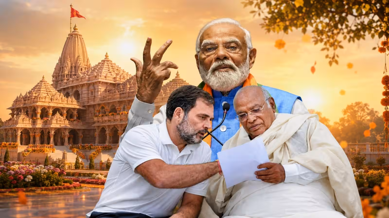 राम मंदिर चढ़ावा मामला: पीएम को राहुल-खरगे का पत्र