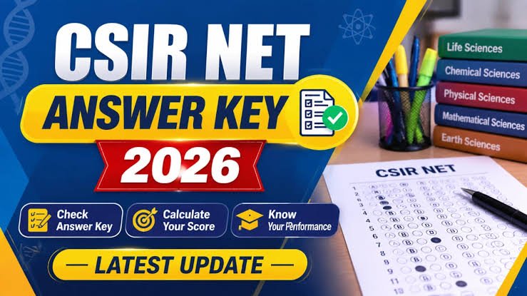 CSIR UGC NET Answer Key 2026: