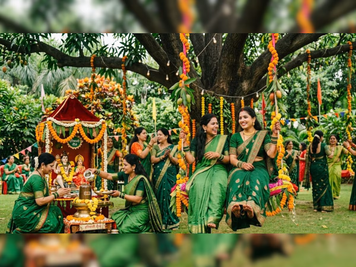 Hariyali Teej: Women fast for first time learn the Hariyali Teej puja rituals