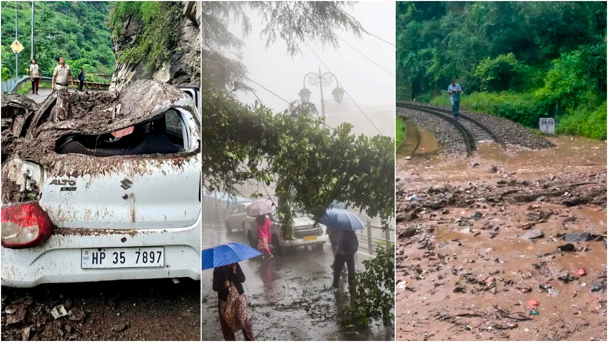 हिमाचल में बारिश से 1121 करोड़ का नुकसान