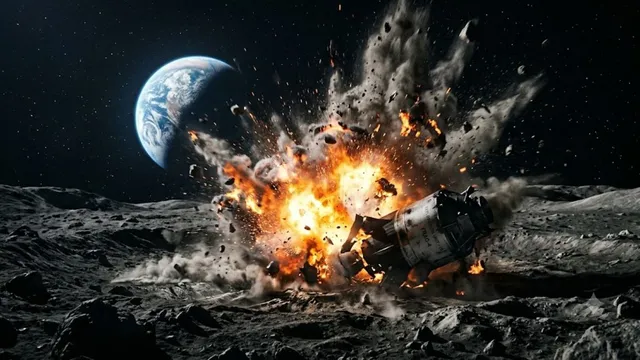 Falcon-9 Moon Crash: