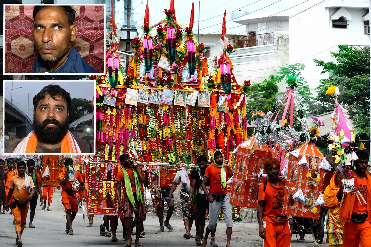 दिल्ली के सीलमपुर में सजा पहला कांवड़ शिविर