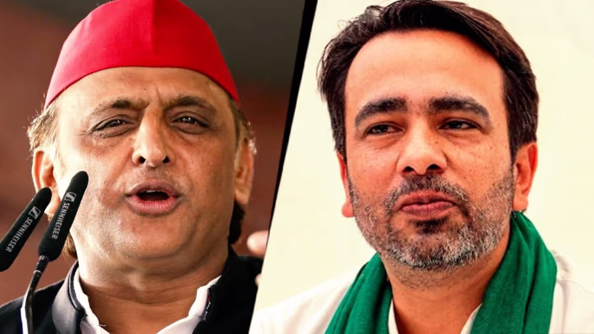 akhilesh yadav jayant Chaudhary chavanni