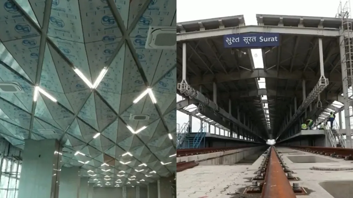 मुंबई-सूरत में बुलेट ट्रेन का काम तेज