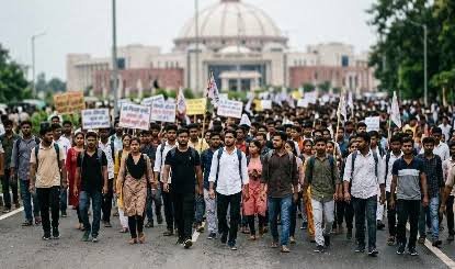  Jharkhand Students Protest: