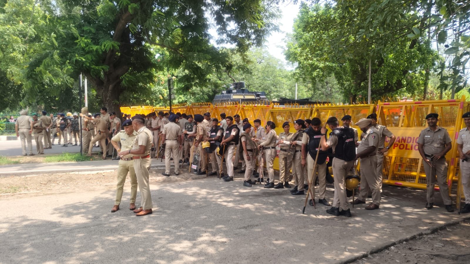  Punjab Paper Leak Protest: